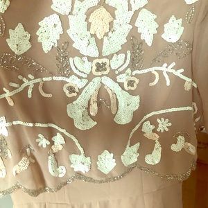 ASOS sequined midi dress